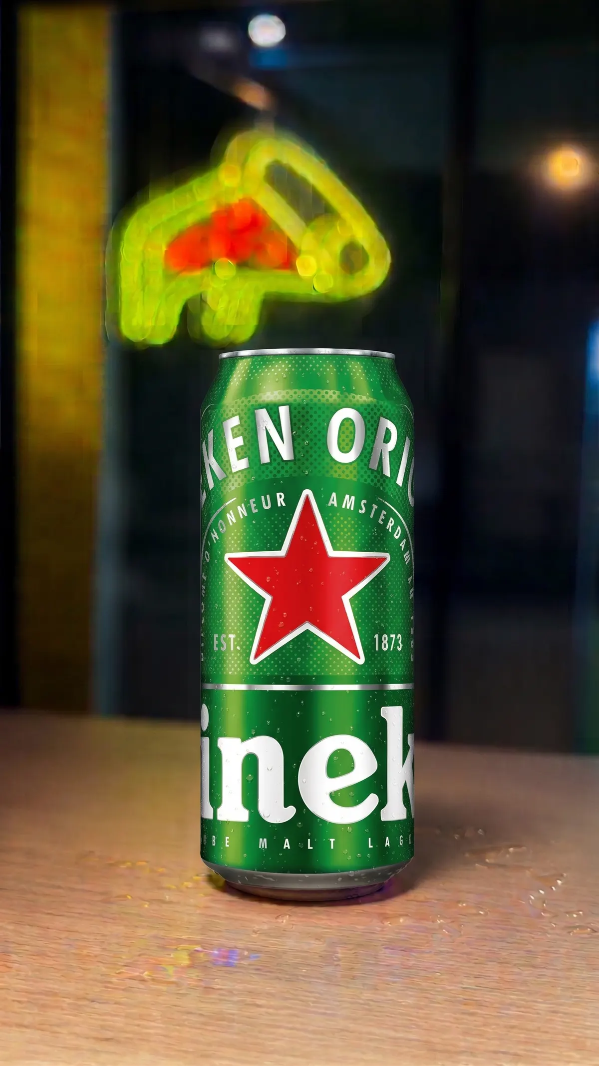 Cerveza Heineken Latón